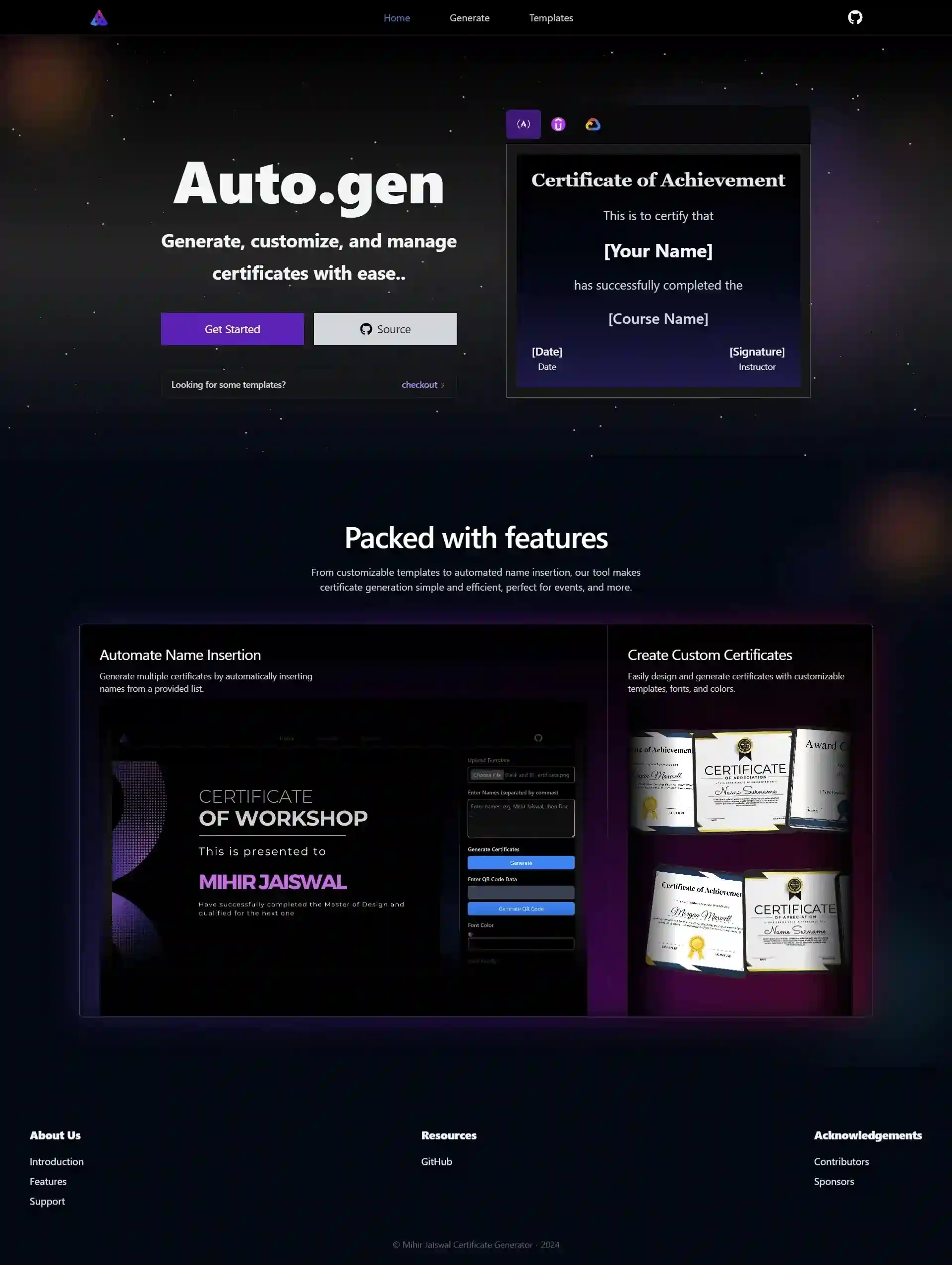 Background of a beautiful view